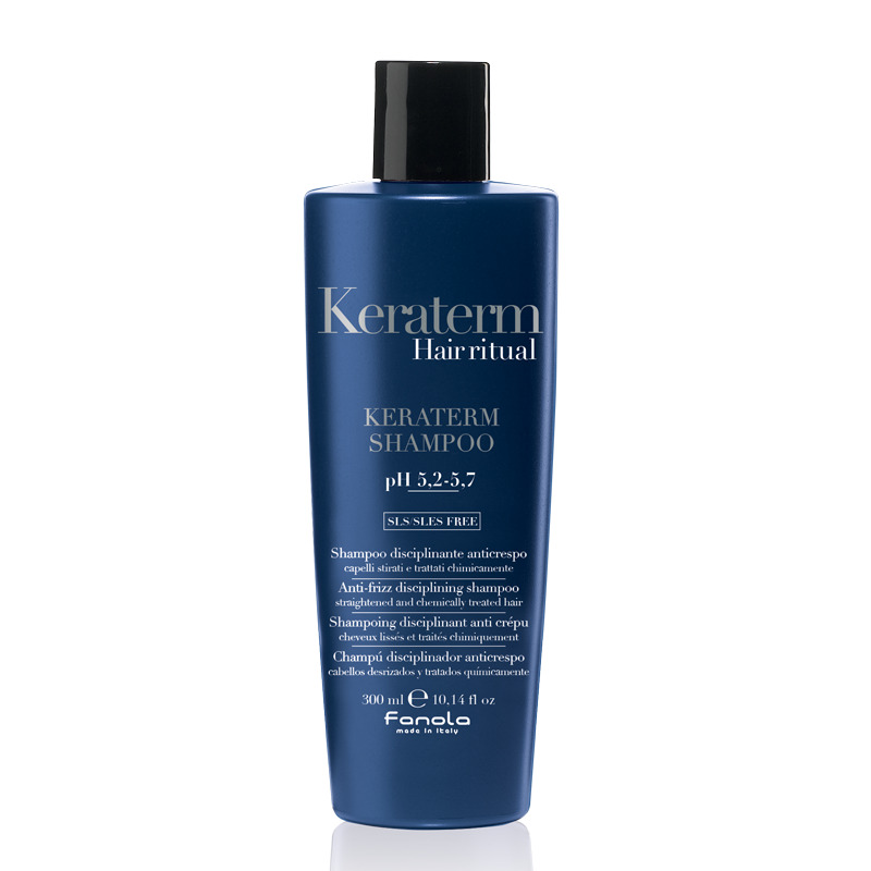 Fanola Keraterm Shampoo — шампунь для реконструкции повреждённых волос, 300 мл